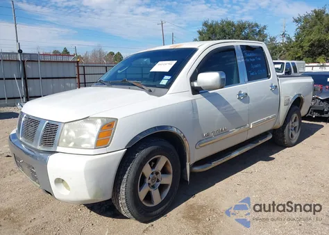 2006 Nissan Titan Se из США, поврежденный, VIN 1N6BA07A86N543125